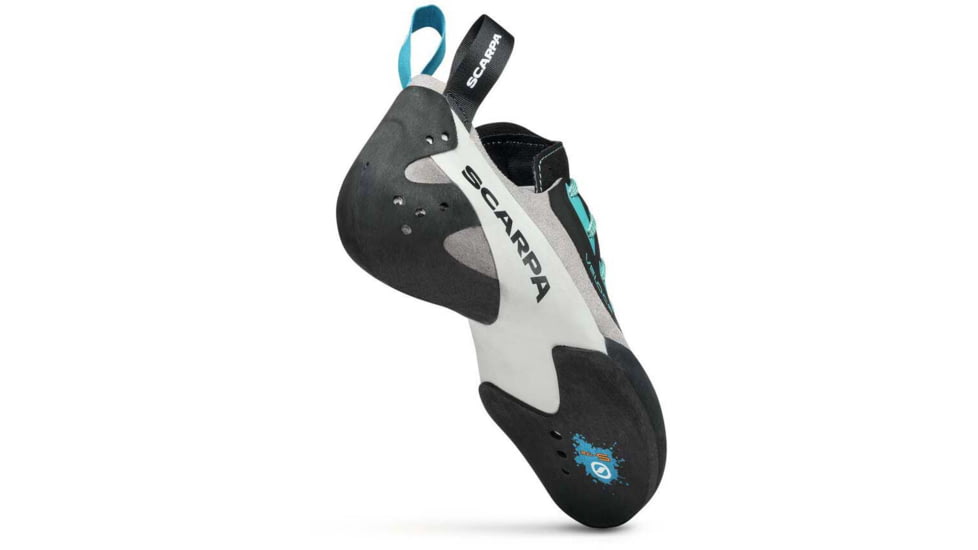 Scarpa Veloce L Climbing Shoes - Womens, Light Grey/Maldive, 36, 70079/002-LtgryMal-36