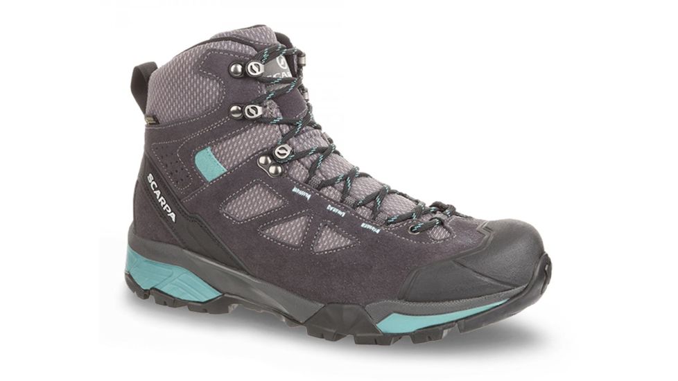Scarpa ZG Lite GTX Shoes - Womens, Dark Grey/Lagoon, Medium, 39, 67080/202-DgryLag-39