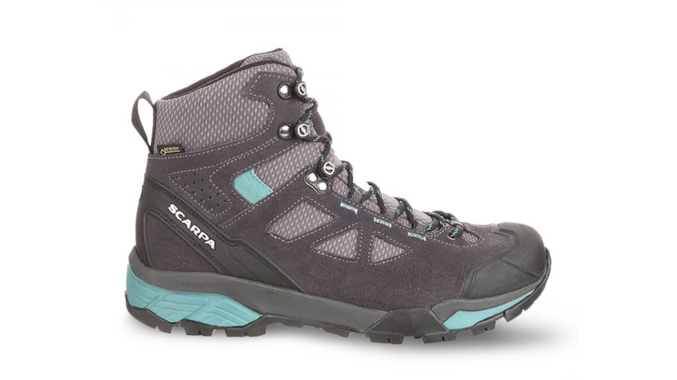 Scarpa ZG Lite GTX Shoes - Womens, Dark Grey/Lagoon, Medium, 39, 67080/202-DgryLag-39