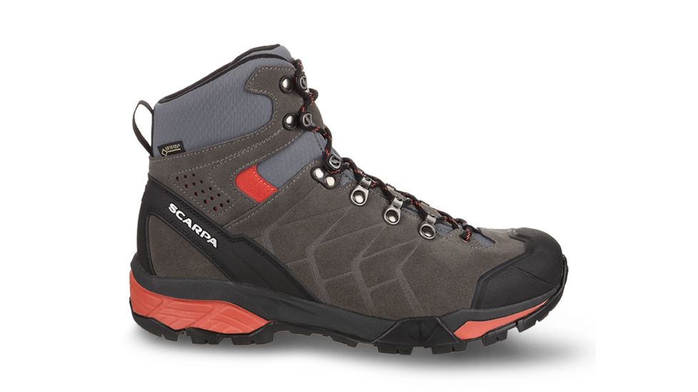 Scarpa ZG Trek GTX Backpacking Boots - Womens, Titanium/Red Ibiscus, Medium, 36, 67075/202-TitRibc-36