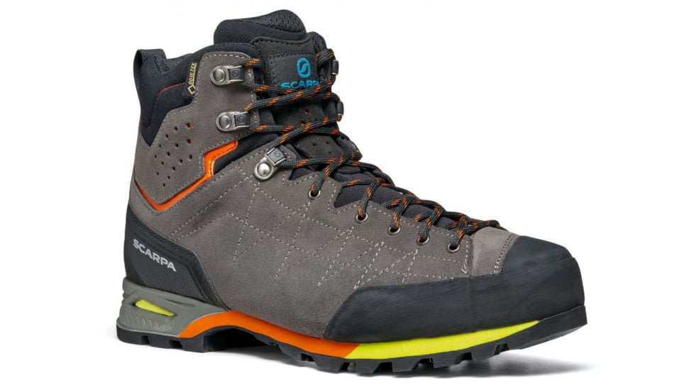 Scarpa Zodiac Plus GTX Backpacking Shoes - Mens, Shark/Orange, 48, 71110/200.1-SrkOrg-48