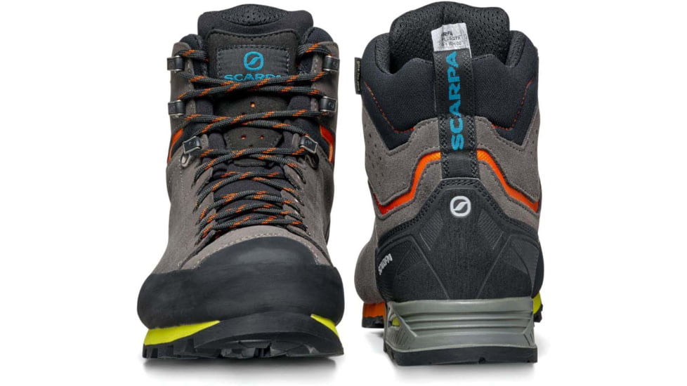 Scarpa Zodiac Plus GTX Backpacking Shoes - Mens, Shark/Orange, 48, 71110/200.1-SrkOrg-48