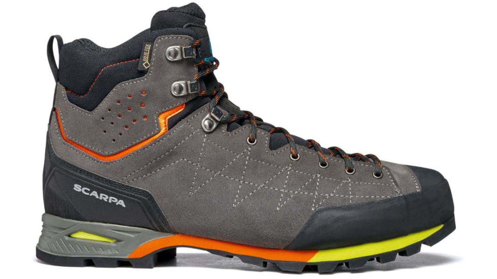 Scarpa Zodiac Plus GTX Backpacking Shoes - Mens, Shark/Orange, 48, 71110/200.1-SrkOrg-48