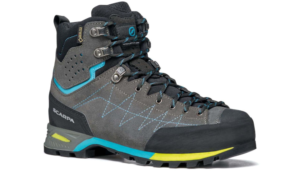 Scarpa Zodiac Plus GTX Backpacking Shoes - Womens, Shark/Maldive, 37, 71110/202.1-SrkMal-37