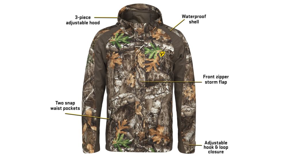 Scentblocker Blocker Youth Drencher Jacket Waterproof/insulated Rted Lg