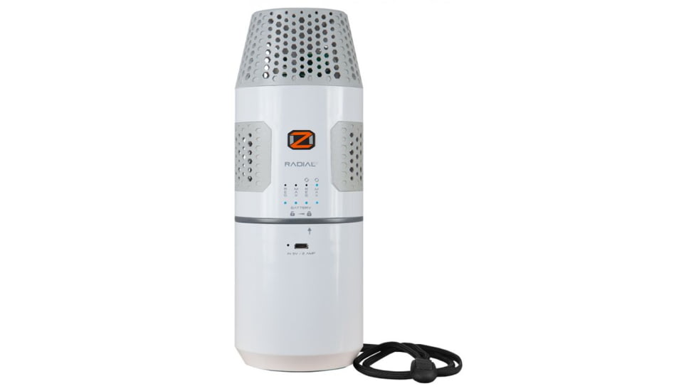 ScentLok OZ Radial Portable Ozone Generator, White/Grey, 4151090-233-OS
