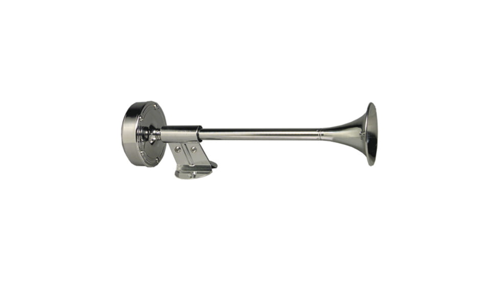 Schmitt &amp; Ongaro Marine Deluxe SS Shorty Single Trumpet Horn - 12V 41506