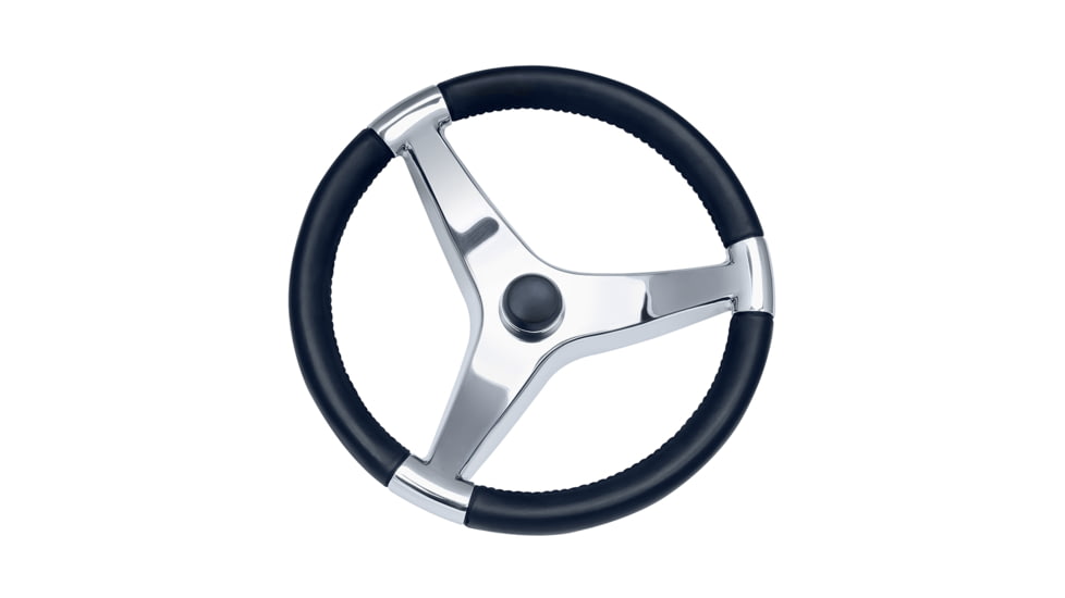 Schmitt &amp; Ongaro Marine Evo Pro 316 Cast Stainless Steel Steering Wheel - 13.5"Diameter 49143