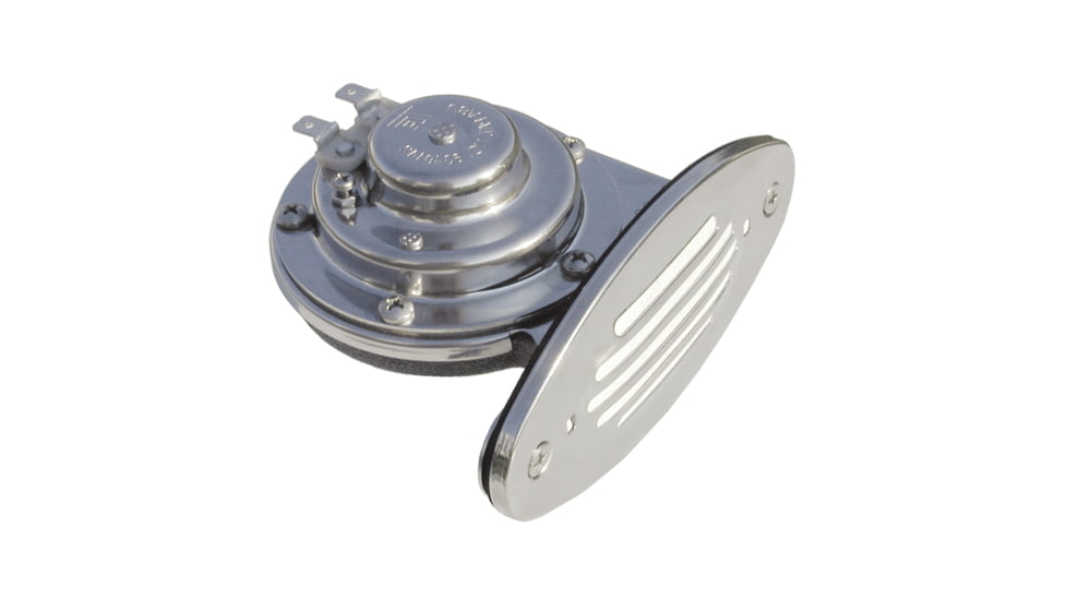 Schmitt &amp; Ongaro Marine Mini Single Drop-In Horn w/SS Grill - 12V Low Pitch 41521