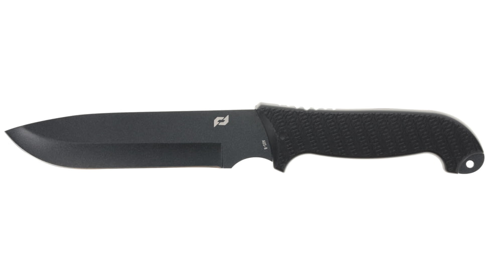 Schrade Bedrock Magnum Fixed Blade Knife, AUS-10 Steel Blade, Non-Sleep Rubberized Handle, 1182517