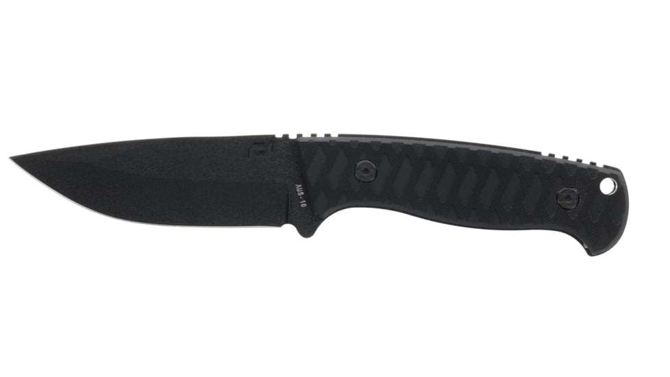 Schrade Bitterroot Fixed Blade Knife, AUS-10 Steel Blade, G10 Handle, 1182520