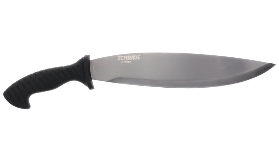 Schrade Decimate Bolo, 3CR Steel, Non-Sleep Rubberized Handle, 1182507