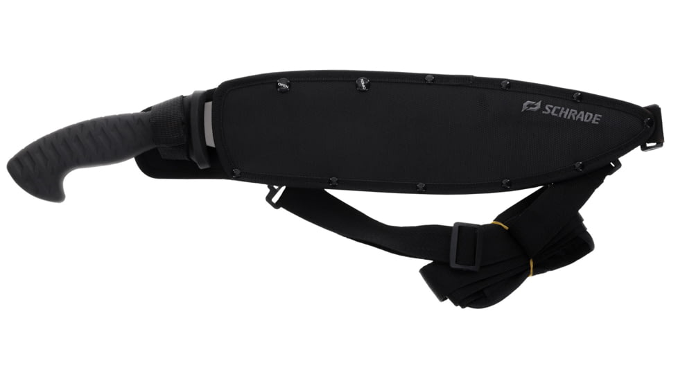 Schrade Decimate Bolo, 3CR Steel, Non-Sleep Rubberized Handle, 1182507