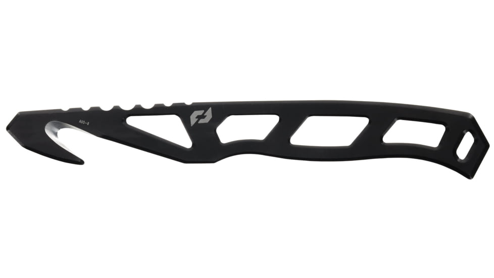 Schrade Extraction Rescue Hook Fixed Blade Knife, AUS-10 Blade, 1159297