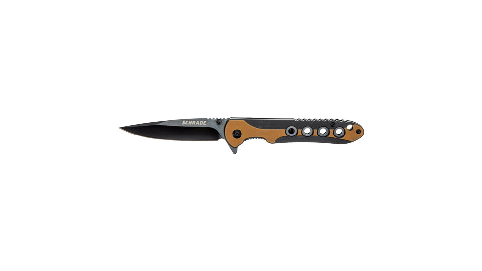 Schrade Knife Ultra Glide 3.5'' Black Oxide Blade G10