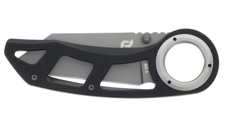 Schrade Torsion Folding Knife, AUS-10 Steel, Aluminum Handle, 1159326