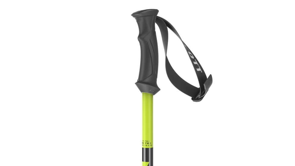 SCOTT 540 P-Lite Ski Poles, Neon Yellow, 54in, 2918862658135