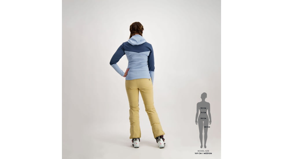 SCOTT Defined Mid Hoody Jacket - Womens, Glace Blue/Metal Blue, 2XS, 2918337370005