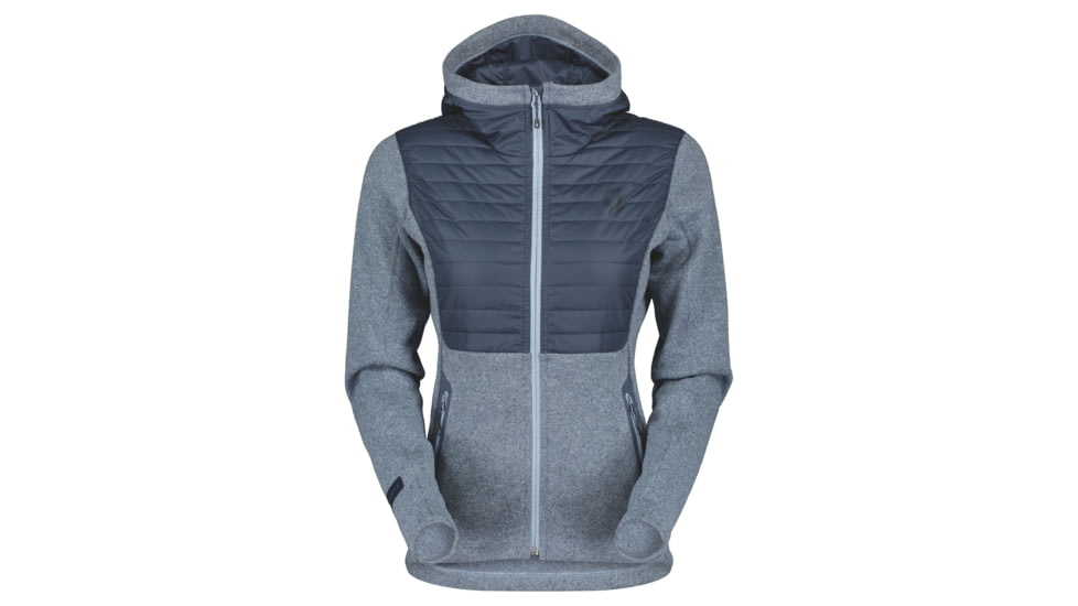 SCOTT Defined Optic Hoody Jacket - Womens, Metal Blue/Glace Blue, Medium, 2838017379008