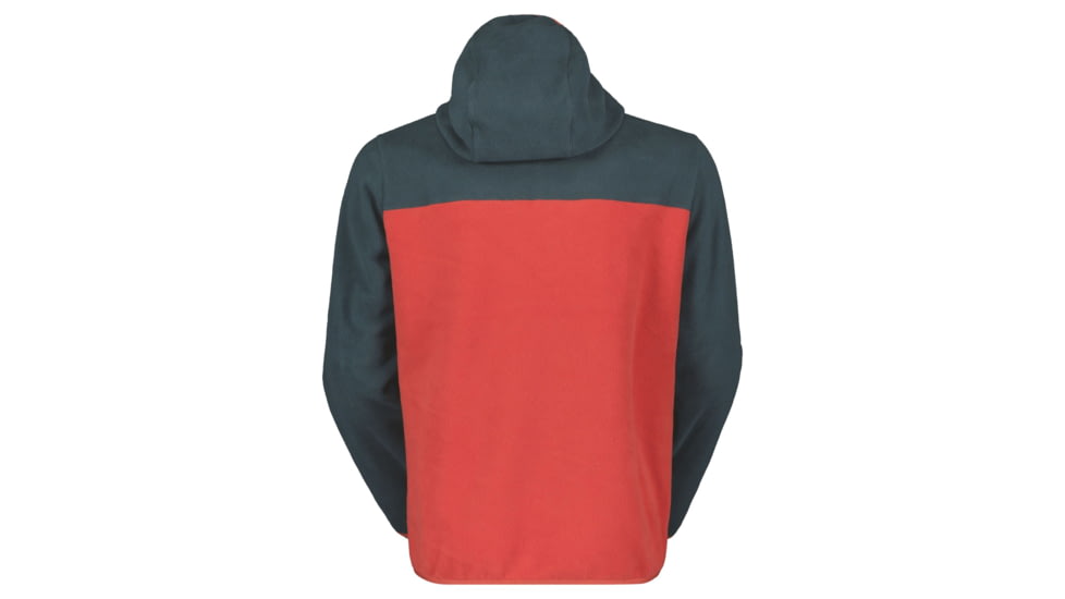 SCOTT Defined Original Fleece PO Hoodie - Mens, Aruba Green/Magma Red, 2XL, 2918097366010