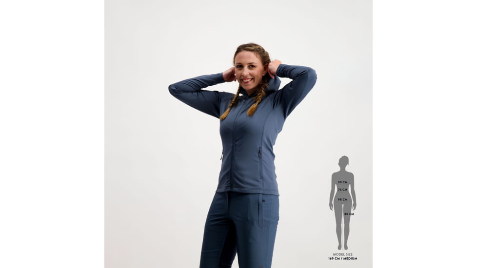 SCOTT Defined Tech Hoody Jacket - Womens, Metal Blue, 2XS, 2918317377005