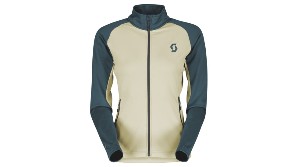 SCOTT Defined Tech Jacket - Womens, Aruba Green/Pale Yellow, Large, 2918327337009