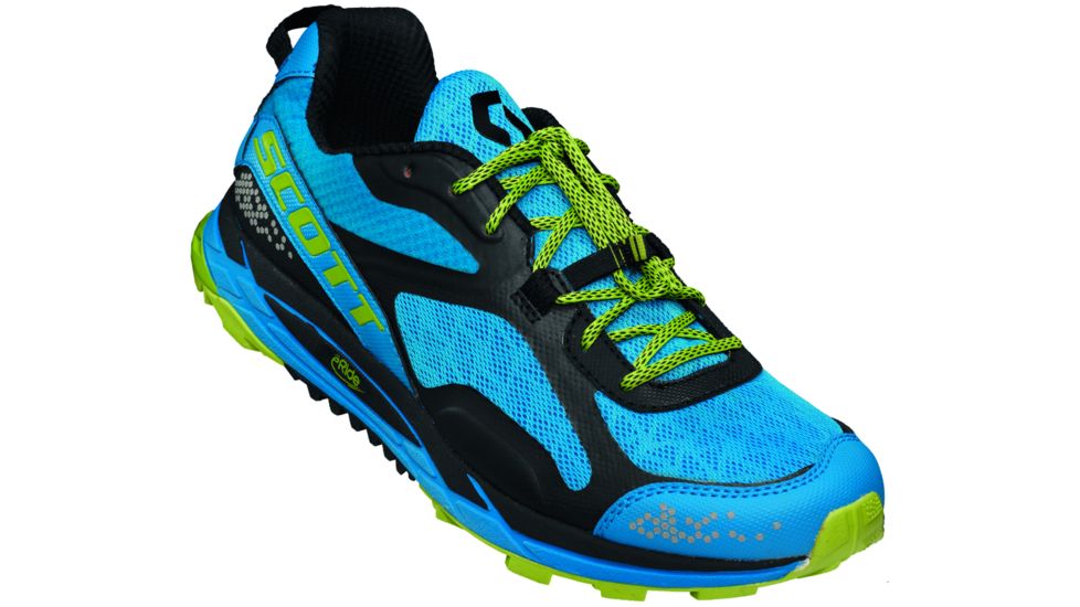 SCOTT Eride Grip 3.0 Trail Running Shoe - Men's-Blue/Green-Medium-8