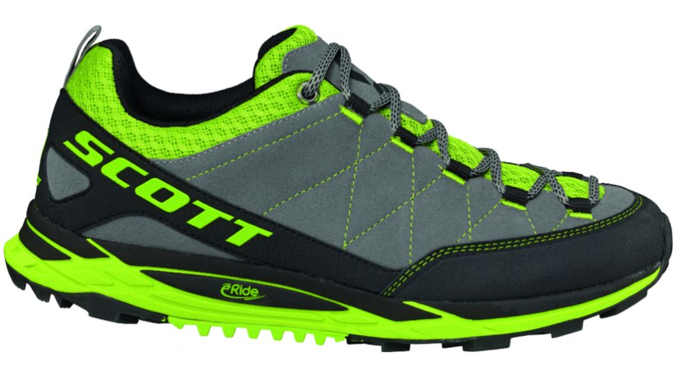 SCOTT Eride RockCrawler Trail Running Shoe - Men's-Grey/Green-Medium-13