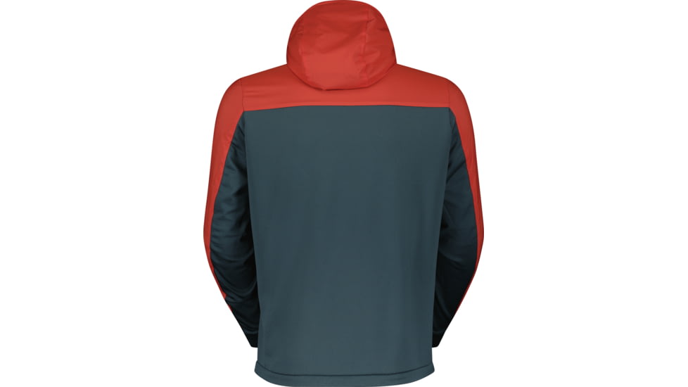 SCOTT Explorair Alpha Hoody Jacket - Mens, Magma Red/Aruba Green, Medium, 2917987374007