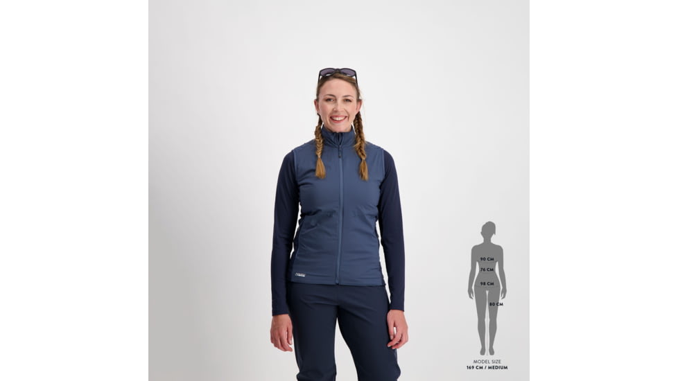 SCOTT Explorair Alpha Vest - Womens, Metal Blue/Dark Blue, Extra Small, 2918187378006