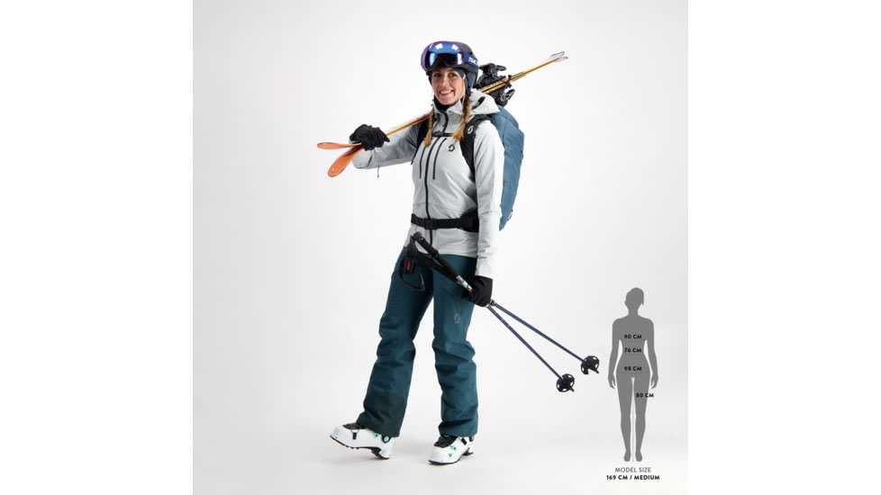 SCOTT Explorair DryoSpun 3L Pants - Womens, Aruba Green, Medium, 2918627334008