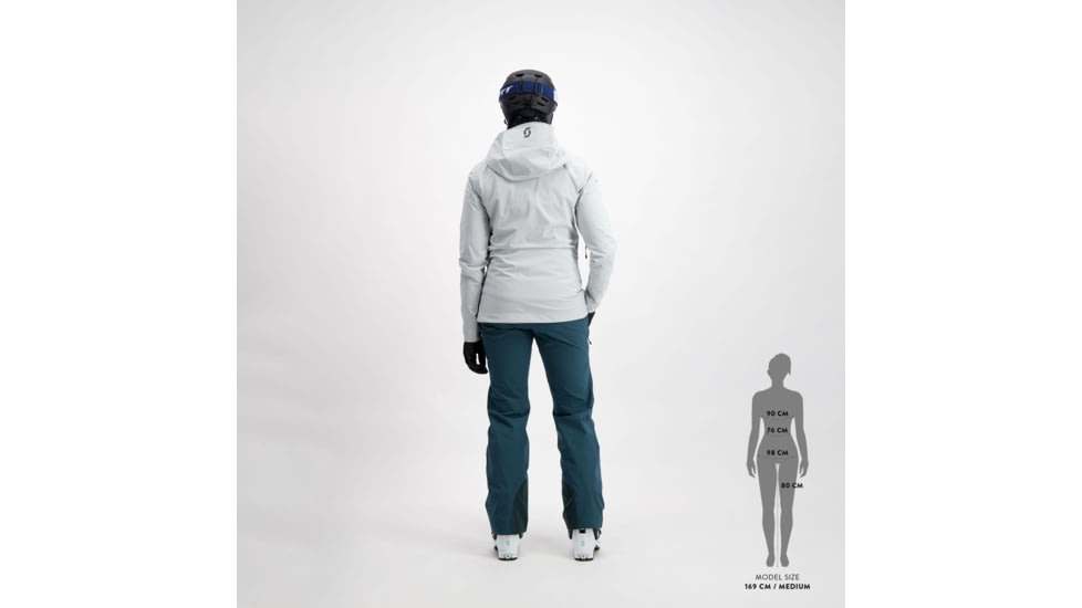 SCOTT Explorair DryoSpun 3L Pants - Womens, Aruba Green, Large, 4109597334012