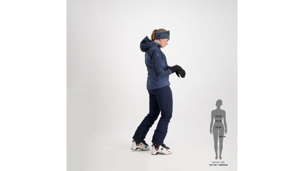 SCOTT Explorair Softshell Pants - Womens, Dark Blue, Large, 2918650114009