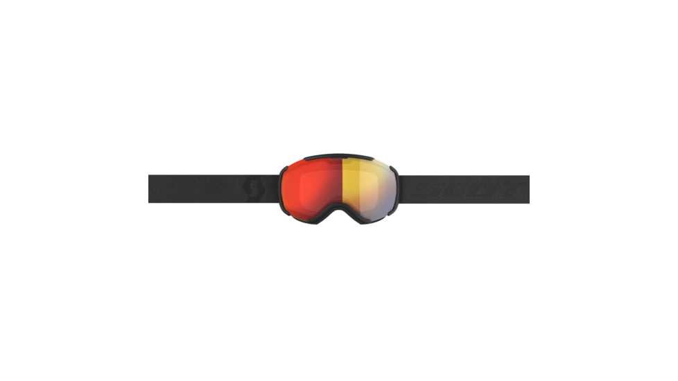 SCOTT Faze II Goggle, Mineral Black/Enhancer Red Chrome, 2718167413312