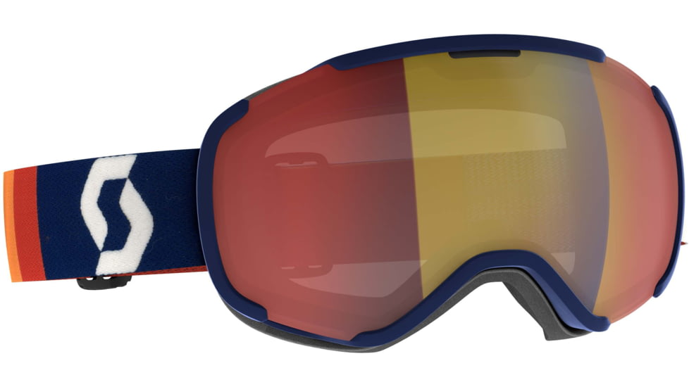 SCOTT Faze II Goggle, Retro Blue/Illuminator Red Chrome, 2718167409310