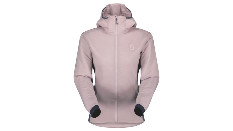 SCOTT Insuloft Light Hoody Jacket - Womens, Sweet Pink/Metal Blue, Medium, 2918267382008
