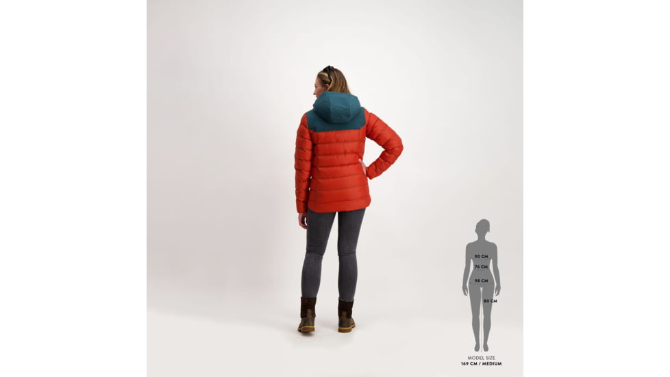 SCOTT Insuloft Warm Jacket - Womens, Aruba Green/Earth Red, Large, 2918247364009