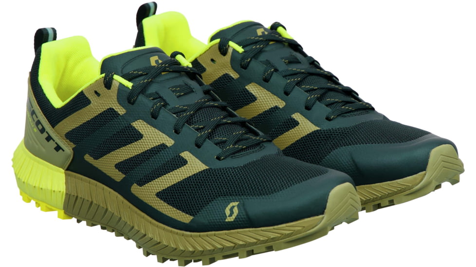 SCOTT KinabAlu 2 Shoes - Mens, Mud Green/Yellow, 9, 2800557198008-9