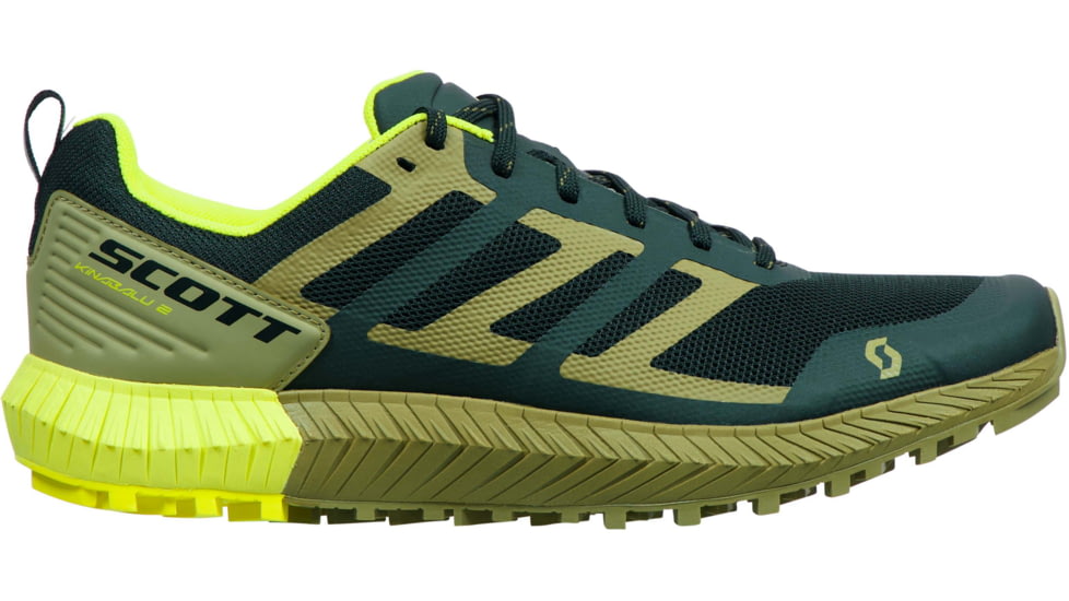 SCOTT KinabAlu 2 Shoes - Mens, Mud Green/Yellow, 9, 2800557198008-9