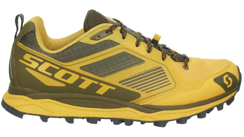 SCOTT Kinabalu SuperTrac Trail Running Shoe - Men's-Yellow-Medium-11