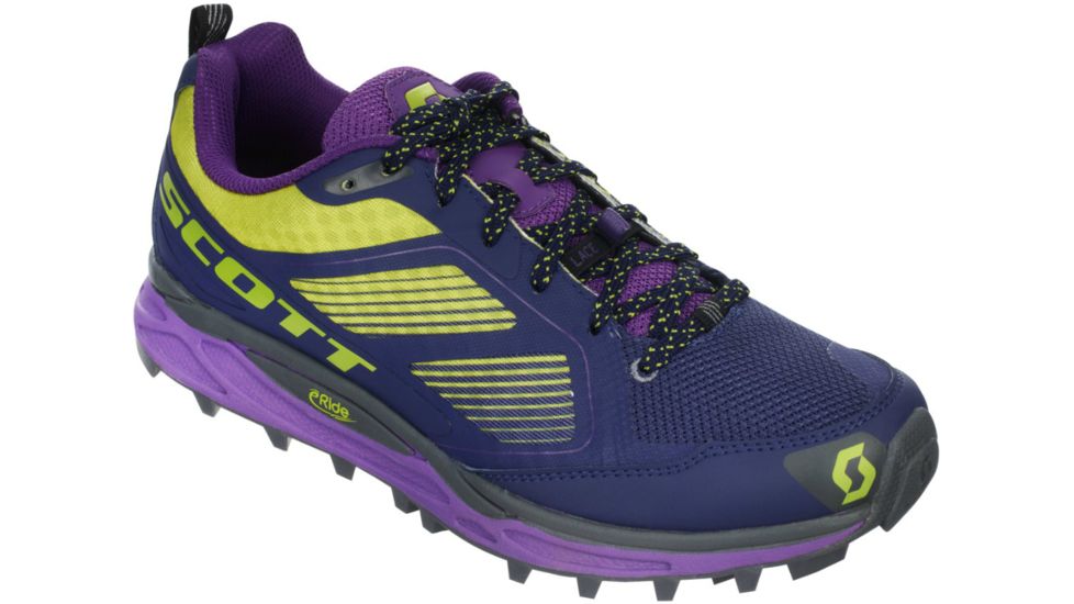 SCOTT Kinabalu SuperTrac Trail Running Shoe - Women's-Purple/Green-Medium-10.5