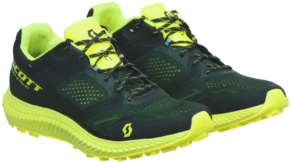 SCOTT KinabAlu Ultra RC Shoes - Mens, Black/Yellow, 8.5, 2797611040007-8.5