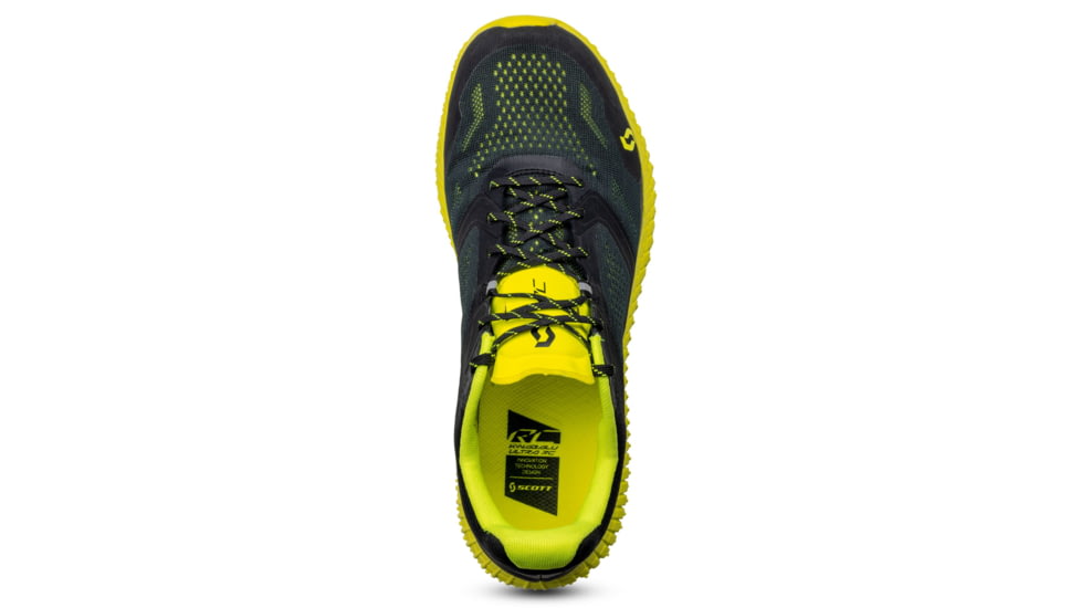 SCOTT KinabAlu Ultra RC Shoes - Mens, Black/Yellow, 8.5, 2797611040007-8.5