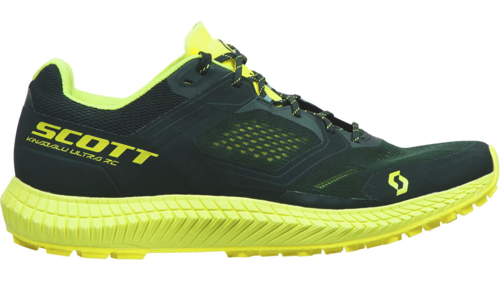 SCOTT KinabAlu Ultra RC Shoes - Mens, Black/Yellow, 8.5, 2797611040007-8.5