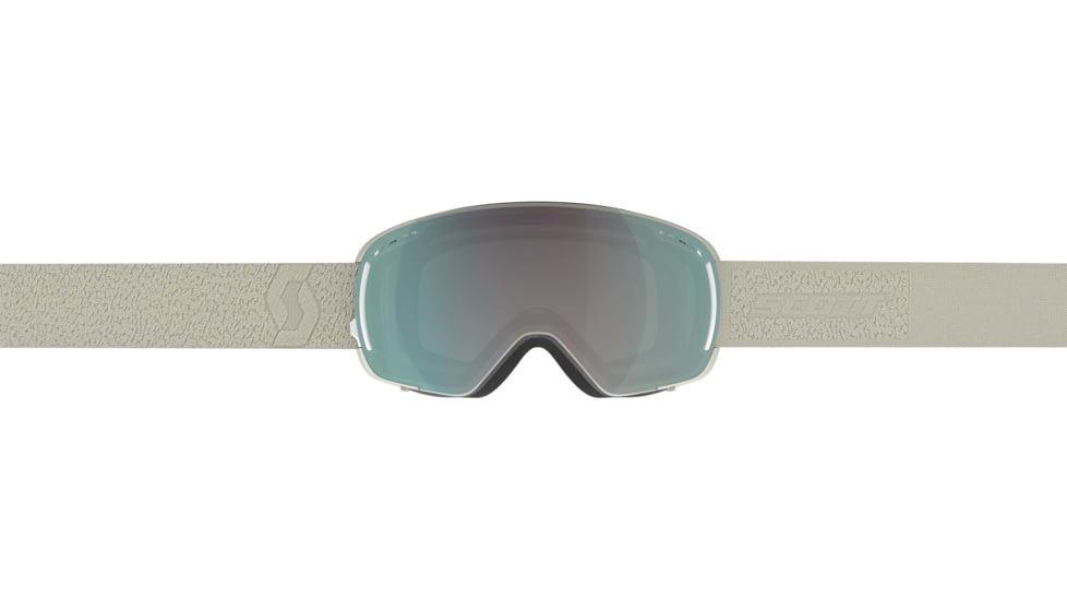 SCOTT LCG Compact Goggle, Light Beige/Enhancer Aqua Chrome, 2778327362351
