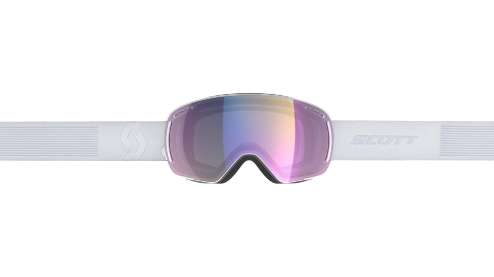 SCOTT LCG Compact Goggle, Mineral White/Enhancer Teal Chrome, 2778327414315