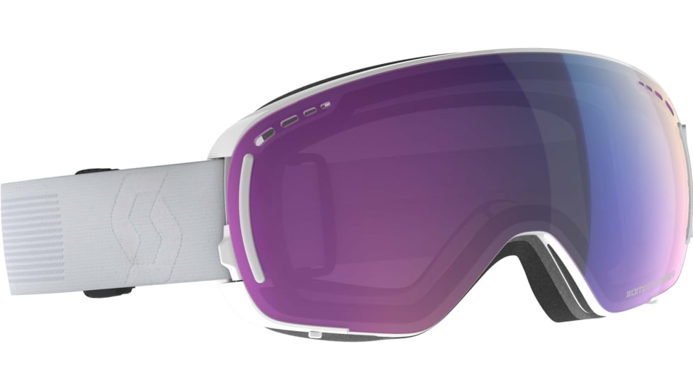 SCOTT LCG Compact Goggle, Mineral White/Enhancer Teal Chrome, 2778327414315