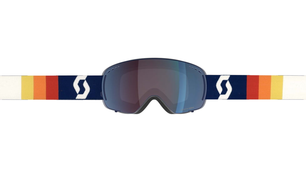 SCOTT LCG Compact Goggle, Retro Blue/Enhancer Blue Chrome, 2778327409347