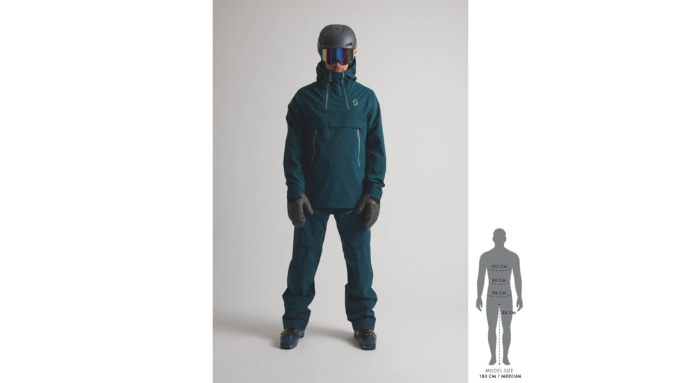 SCOTT Line Chaser Anorak 3L Jacket - Mens, Northern Blue, Large, 2837497060008