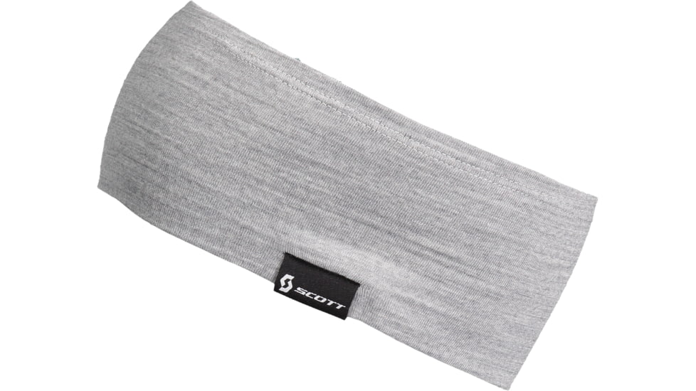 SCOTT Merino PAK-3 Headband, Light Grey Melange, One Size, 2836993765222